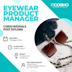 OPEN DAY 11 MAGGIO 2024 - EYEWEAR PRODUCT MANAGER