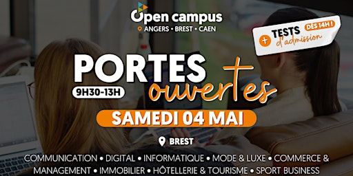 Immagine principale di JOURNÉE PORTES OUVERTES I SAMEDI 04 MAI 2024 I BREST 