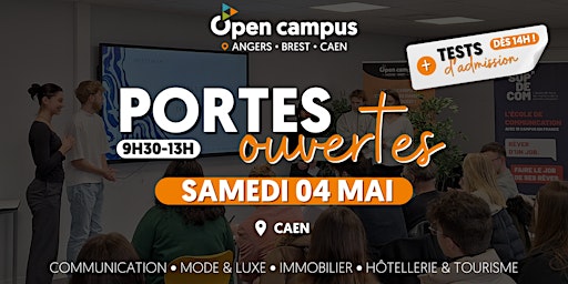 Primaire afbeelding van JOURNÉE PORTES OUVERTES I SAMEDI 04 MAI 2024 I CAEN