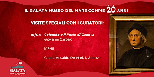 Immagine principale di Visite guidate speciali con i curatori - Eventi 20° compleanno Galata 