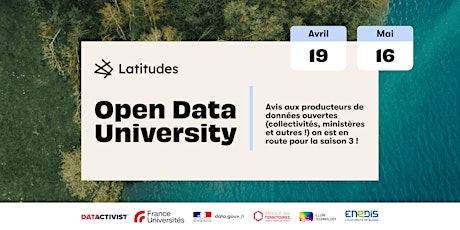 Comment participer à la saison 3 de l'Open Data University ?