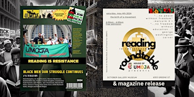 Image principale de READING Is RESISTANCE UMOJA MAGAZINE EDITION RELEASE & ROUNDTABLE