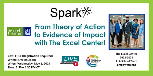 SPARK! Theory of Action to Evidence of Impact with The Excel Center!