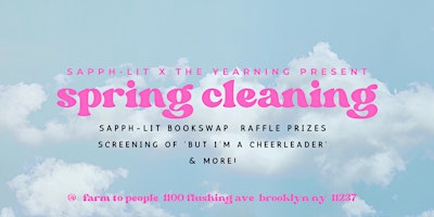 Imagen principal de Sapph-Lit x The Yearning Present: Spring Cleaning