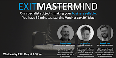 The Business Exit MASTERMIND Workshop