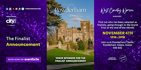 West Country Women Awards - Finalist's Announcement