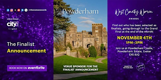 Imagem principal do evento West Country Women Awards - Finalist's Announcement