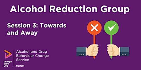 Alcohol Reduction Group- Session three: Towards and away