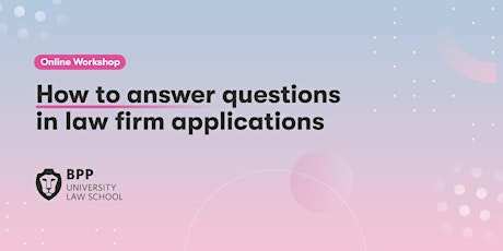 How to answer questions in law firm applications