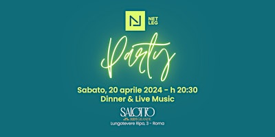 NetLeg Party - Salotto Ripa Grande | Dinner & Live Music primary image