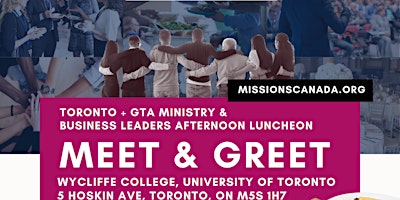 Hauptbild für Missions Canada Gala