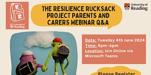 Primaire afbeelding van The RR Project Parent and Carer Webinar and Q&A