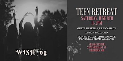 Imagem principal do evento WISHing ~ Incoming Next Generation ~ Teen Retreat