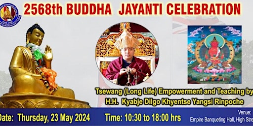 Imagen principal de Long Life Empowerment and Teaching by H.H. Dilgo Khyentse Yangsi Rinpoche