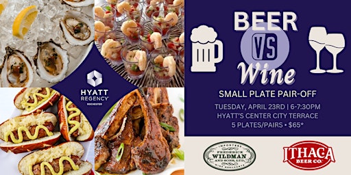 Imagem principal de BEER vs WINE Small Plate Pair-Off