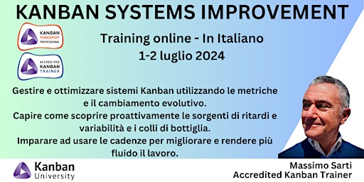 Immagine principale di Kanban Systems Improvement (KMP 2) 