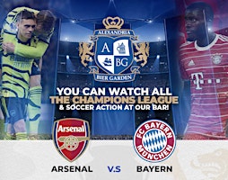 Imagen principal de Arsenal vs Bayern - UEFA Champions League Quarter-final #WatchParty