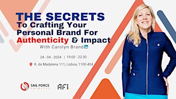 The Secrets To Crafting Your Personal Brand for Authenticity and Impact primary image