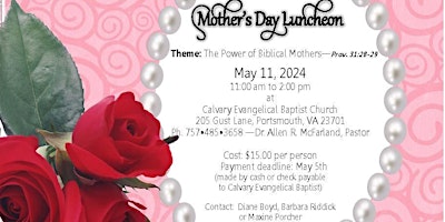 Imagem principal de Mother's Day Luncheon