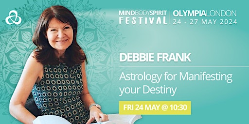 Imagem principal do evento DEBBIE FRANK: Astrology for Manifesting your Destiny