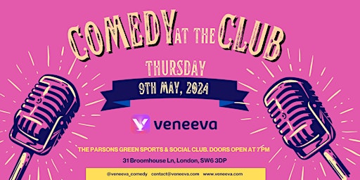 Primaire afbeelding van Comedy at the Club (Parsons Green SW6 3DP)
