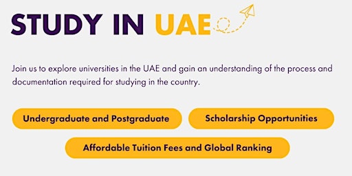 Embrace Higher Education in the UAE! primary image