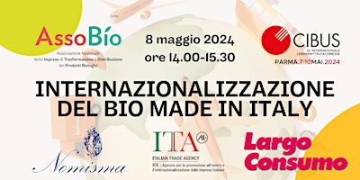 Internazionalizzazione del Bio Made In Italy primary image