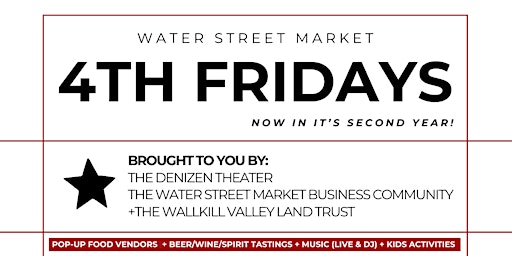 Imagen principal de Fourth Fridays @Water Street OPENING NIGHT!