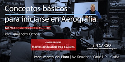 Imagen principal de Clase de Aerografía. Conceptos básicos para iniciarse.