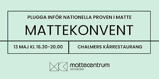 Imagen principal de Mattekonvent VT24 Göteborg