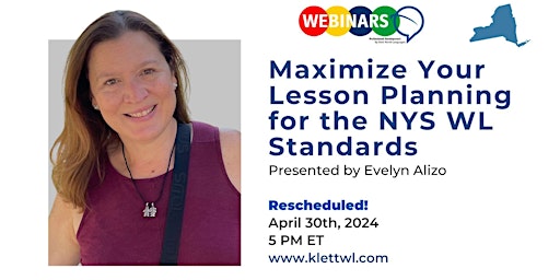 Immagine principale di Maximize Your Lesson Planning for the  NYS WL Standards 