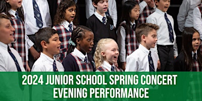Imagem principal do evento 2024 Evening Performance - Junior School Spring Concert