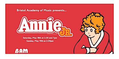Annie Jr presented by Bristol Academy of Music primary image