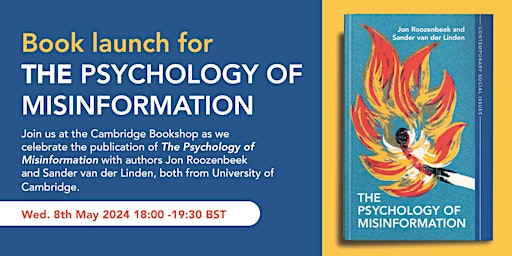 Book Launch: The Psychology of Misinformation primary image