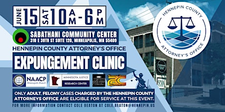 Hennepin County Attorney's Office Expungement Clinic