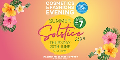 Immagine principale di Summer Solstice Cosmetics & Fashions Evening 