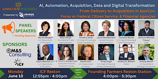 Imagem principal do evento Engage FedGov: AI, Automation, Acquisition, Data and Digital Transformation