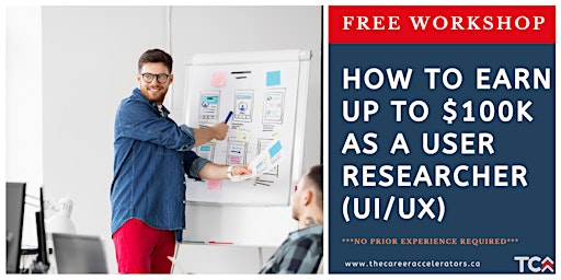 Imagem principal do evento How to earn up to $100K as a User Researcher (UI/UX)