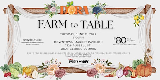 DORA FARM TO TABLE primary image