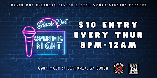 Black Dot Open Mic Night primary image