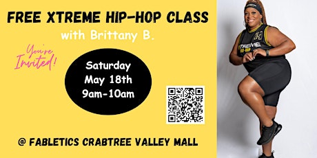 Xtreme Hip-Hop is coming to Fabletics Crabtree!! FREE CLASS!!!