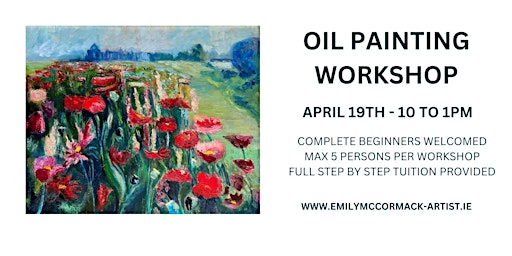 OIL PAINTING WORKSHOP - 10AM - 1PM primary image