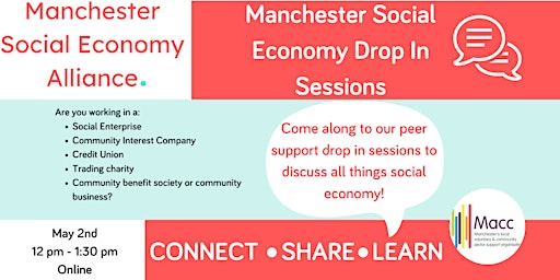 Imagem principal do evento Manchester Social Economy Drop In Sessions