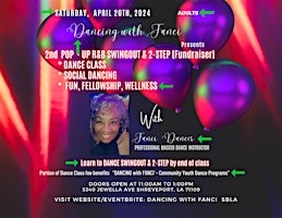 Imagen principal de 2nd  POP-UP DANCING with FANCi' R&B  SWINGOUT & 2-STEP DANCE CLASS