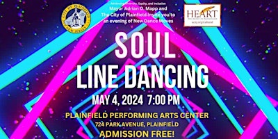 Primaire afbeelding van Plainfield Performing Arts Center Soul Line Dancing
