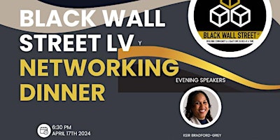 Primaire afbeelding van Black Wall Street Lehigh Valley Presents: The Business Networking Dinner