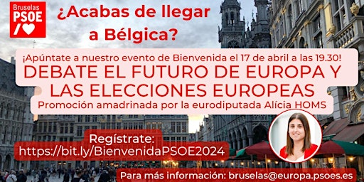 Hauptbild für Bienvenid@ a BXL- Encuentro con la eurodiputada Alicia Homs