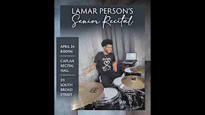 Image principale de Lamar Person Senior Recital