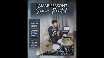 Lamar Person Senior Recital primary image