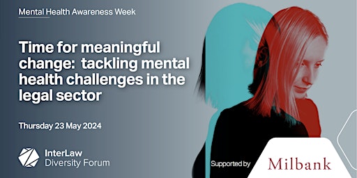 Primaire afbeelding van Mental `Health Awareness Week: Time for meaningful change
